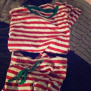 Pajama top and bottoms